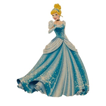 Sagoma decorativa in legno Cenerentola - 85cm