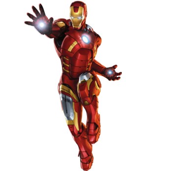 Sagoma decorativa in legno Iron-Man - 85cm