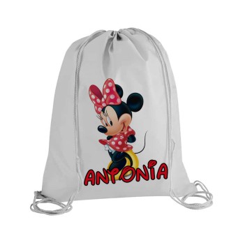 Sacca Zaino in Nylon Personalizzabile Minnie - 5 pz
