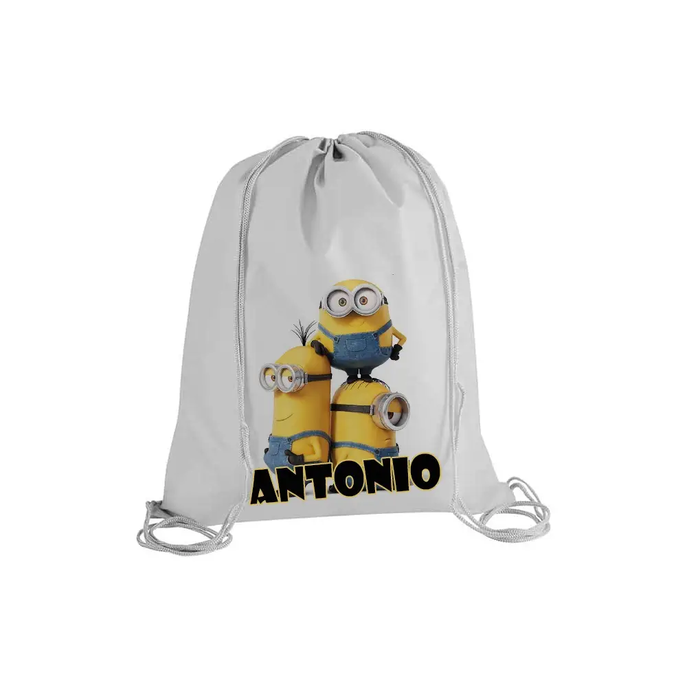 Sacca Zaino in Nylon Mionions Personalizzabile  - 5 pz