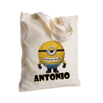 Borsa Shopper Mega Minions Jerry in Tessuto Personalizzabile 2 pz