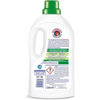 Chanteclair Detersivo per Lavatrice Profumo Muschio Bianc 3pz 1260 ml