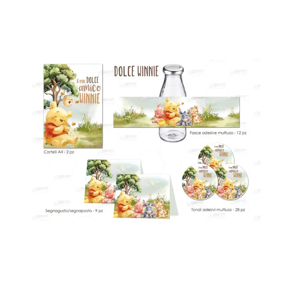 Festa di carta Winnie the Pooh