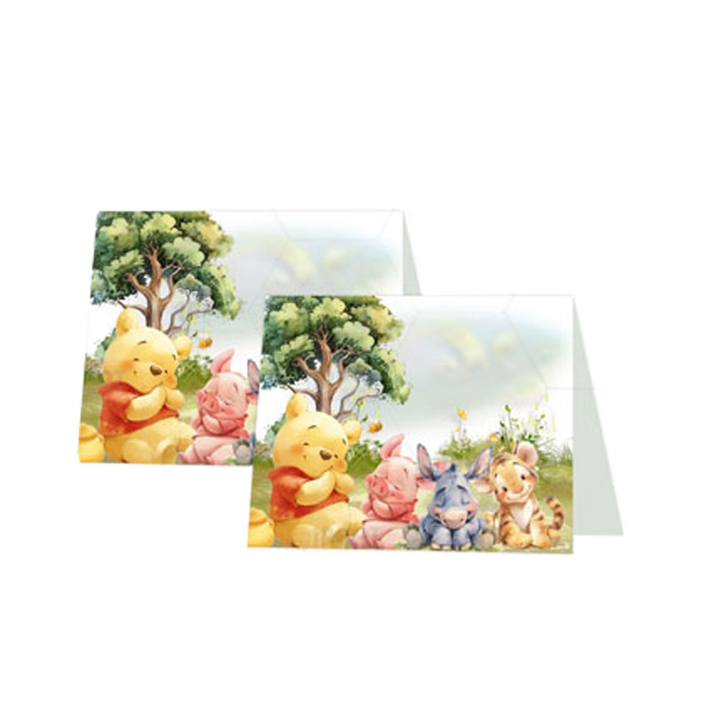 Targhetta Segnaposto Winnie The Pooh - 9 PZ
