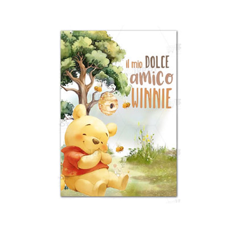 Cartellone di benvenuto Winnie The Pooh