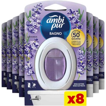 Ambi Pur Bagno Profumatore Per Ambienti alla Lavanda 8 pezzi
