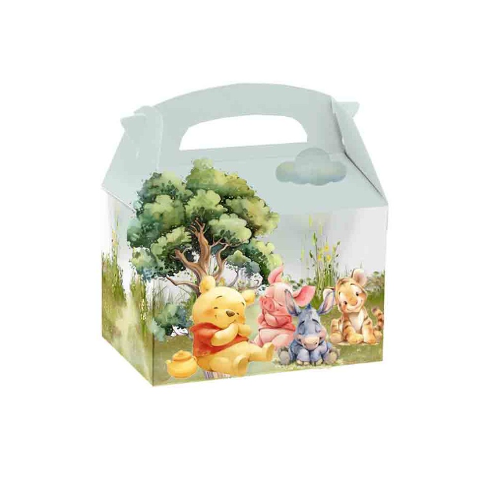 Box Winnie the pooh contenitore caramelle e pop corn - 12 pz