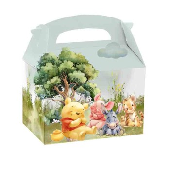 Box Winnie the pooh contenitore caramelle e pop corn - 12 pz