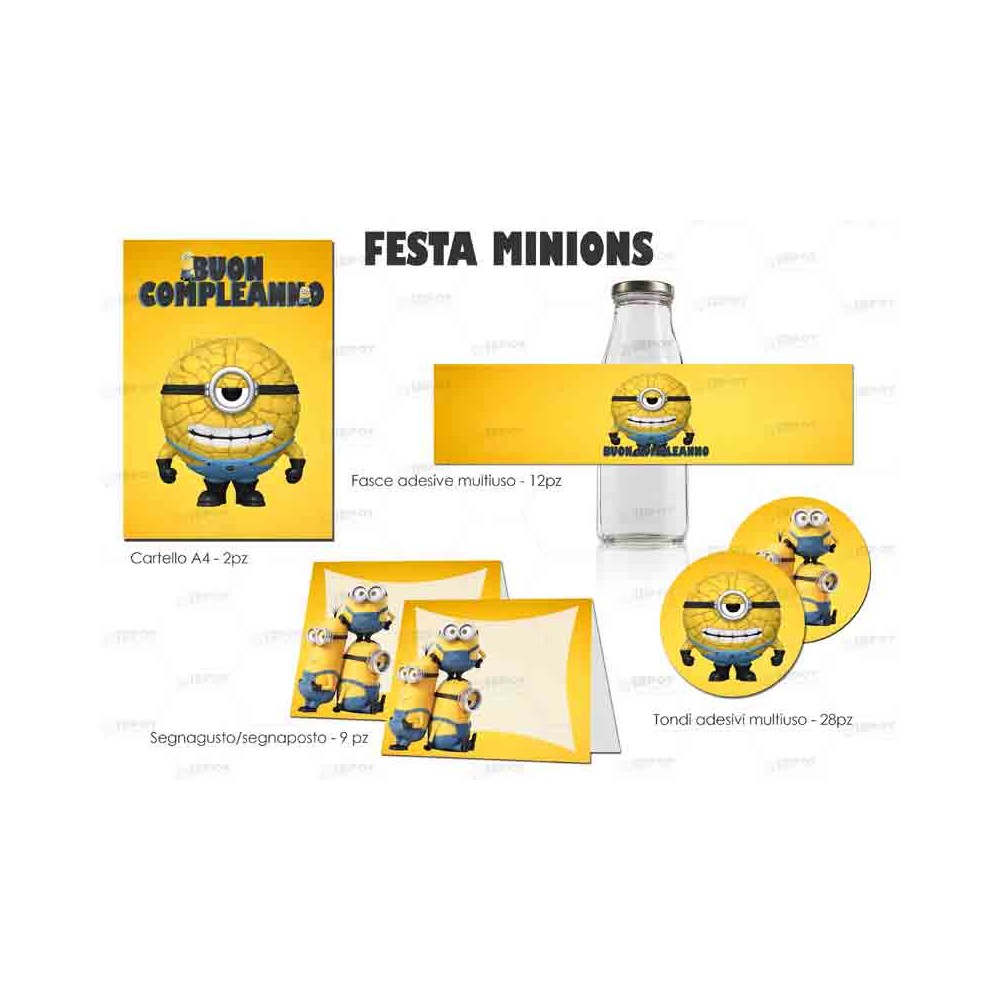 Festa di carta Cattivissimo me 4 Minions
