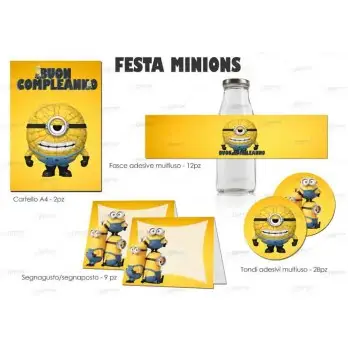 Festa di carta Cattivissimo me 4 Minions