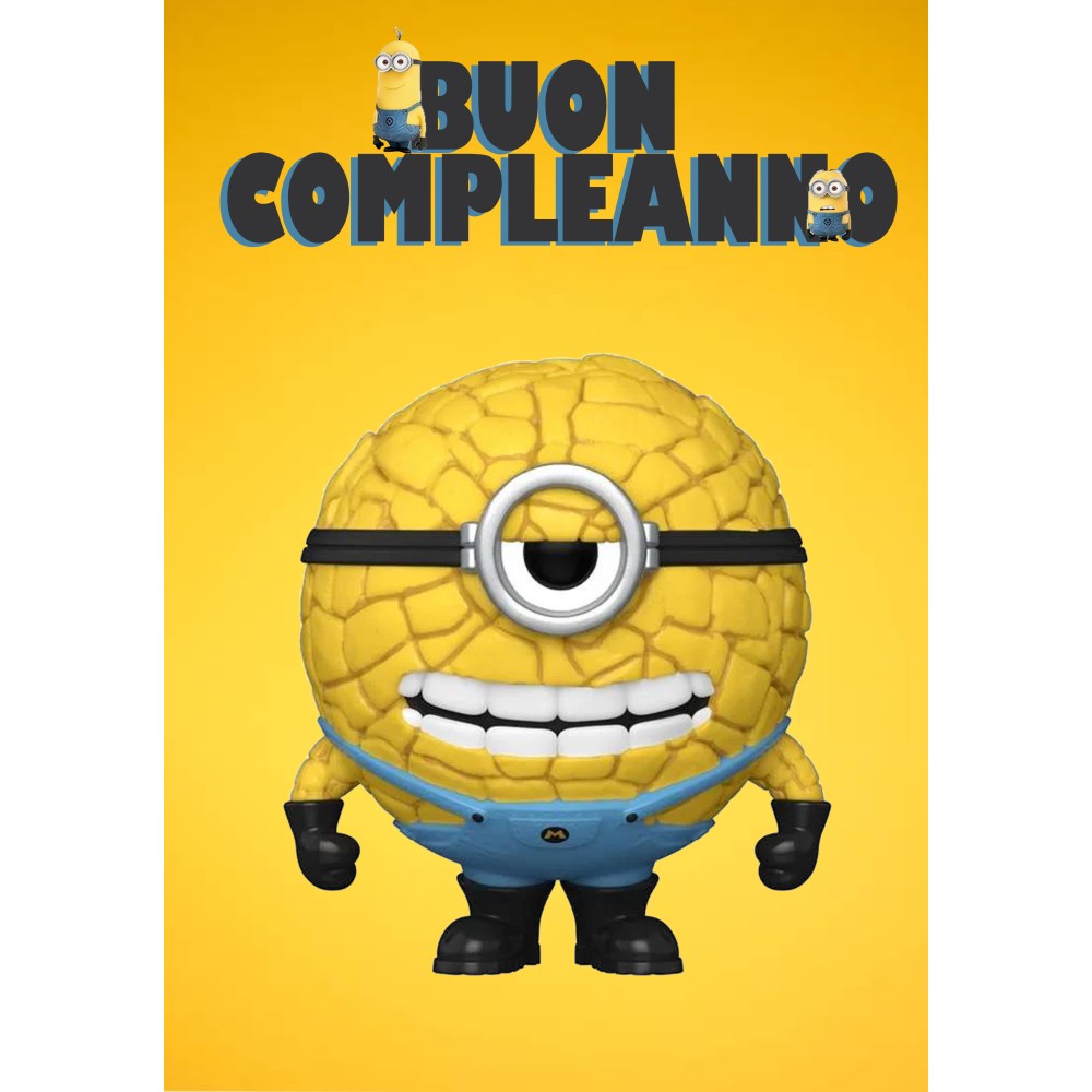 Cartellone di benvenuto Cattivissimo me 4 Minions