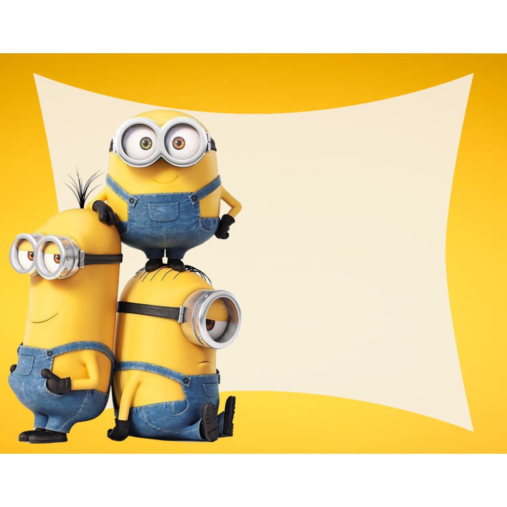 Targhetta Segnaposto Cattivissimo me 4 Minions - 9 PZ