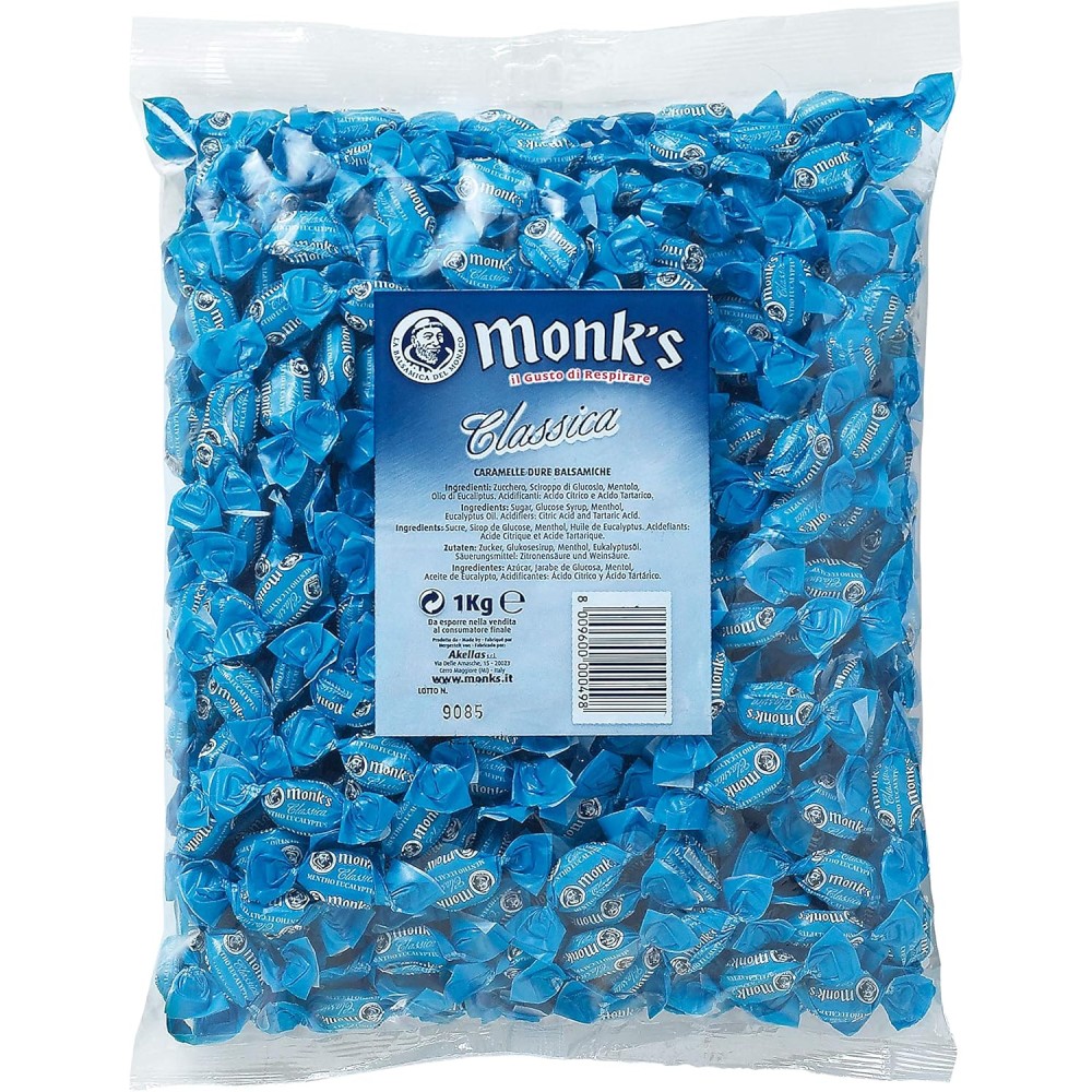 Caramelle Balsamiche Monk's classica eucalipto 1 kg