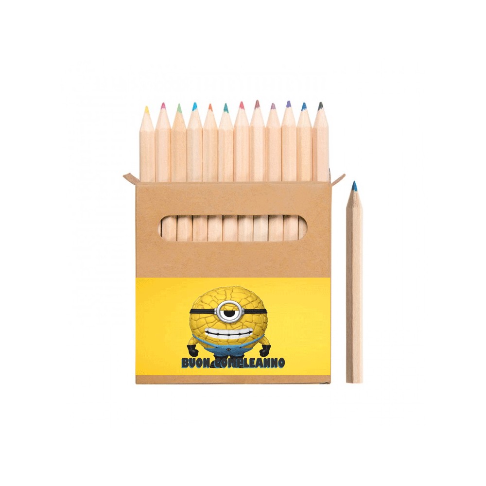 Pastelli Cattivissimo me 4 Minions con fascette adesive - 10 PZ