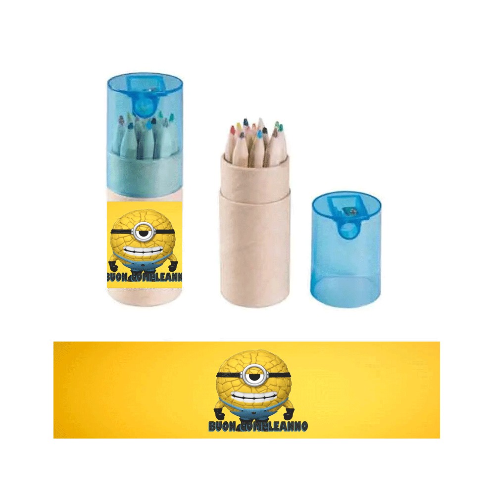 Pastelli a Cilindro Cattivissimo me 4 Minions - 10 PZ