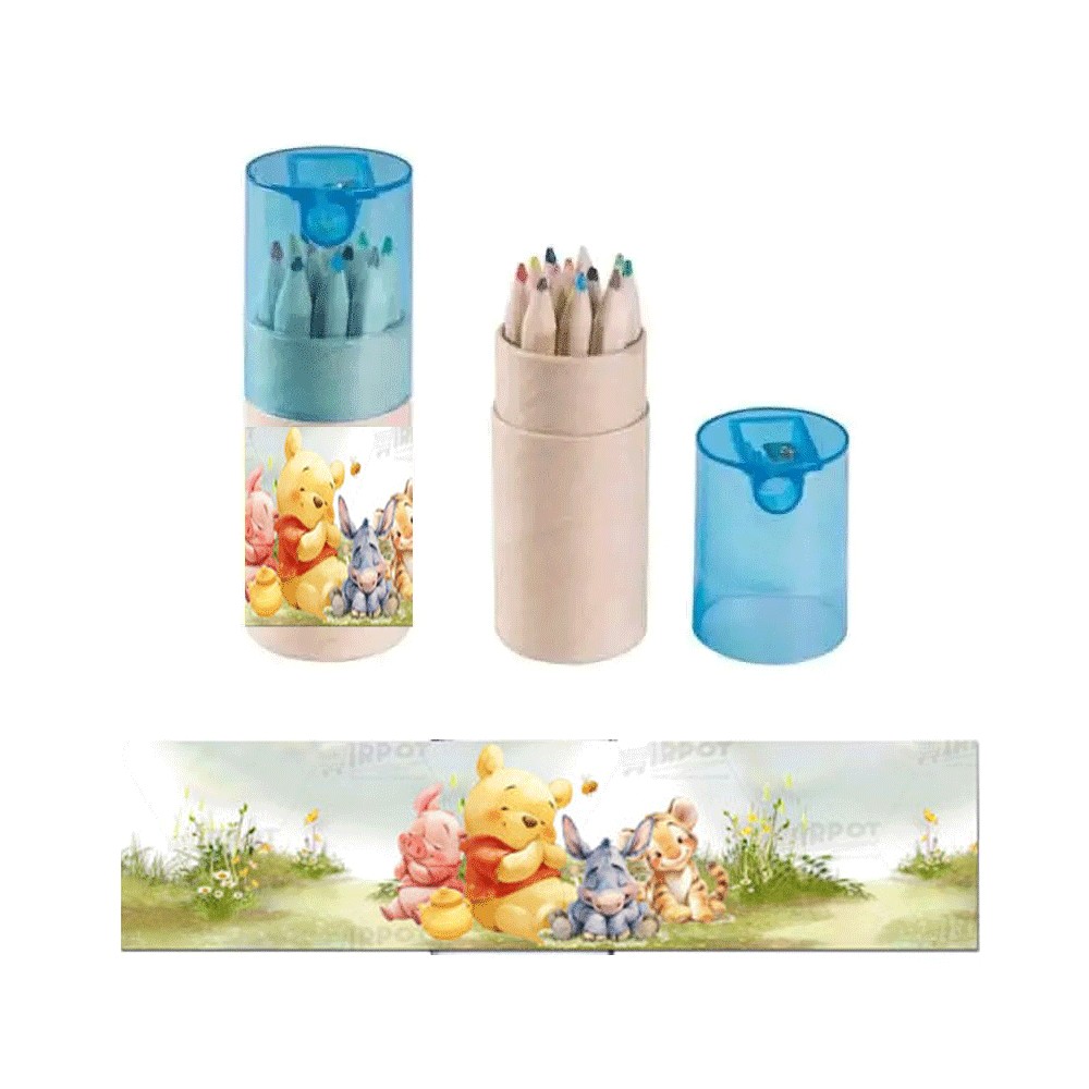 Pastelli a Cilindro Winnie the pooh - 10 PZ