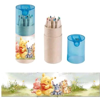 Pastelli a Cilindro Winnie the pooh - 10 PZ