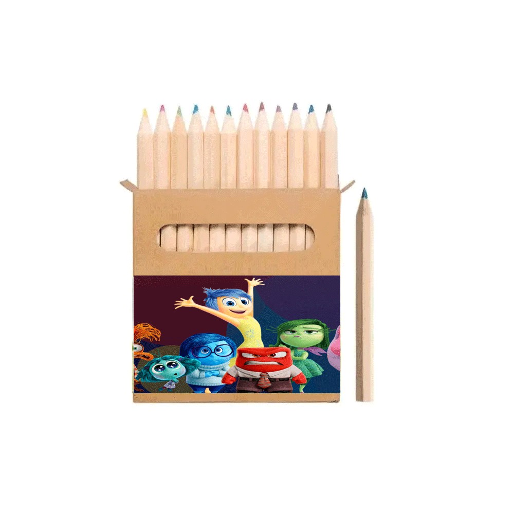 Pastelli Inside out 2 con fascette adesive - 10 PZ