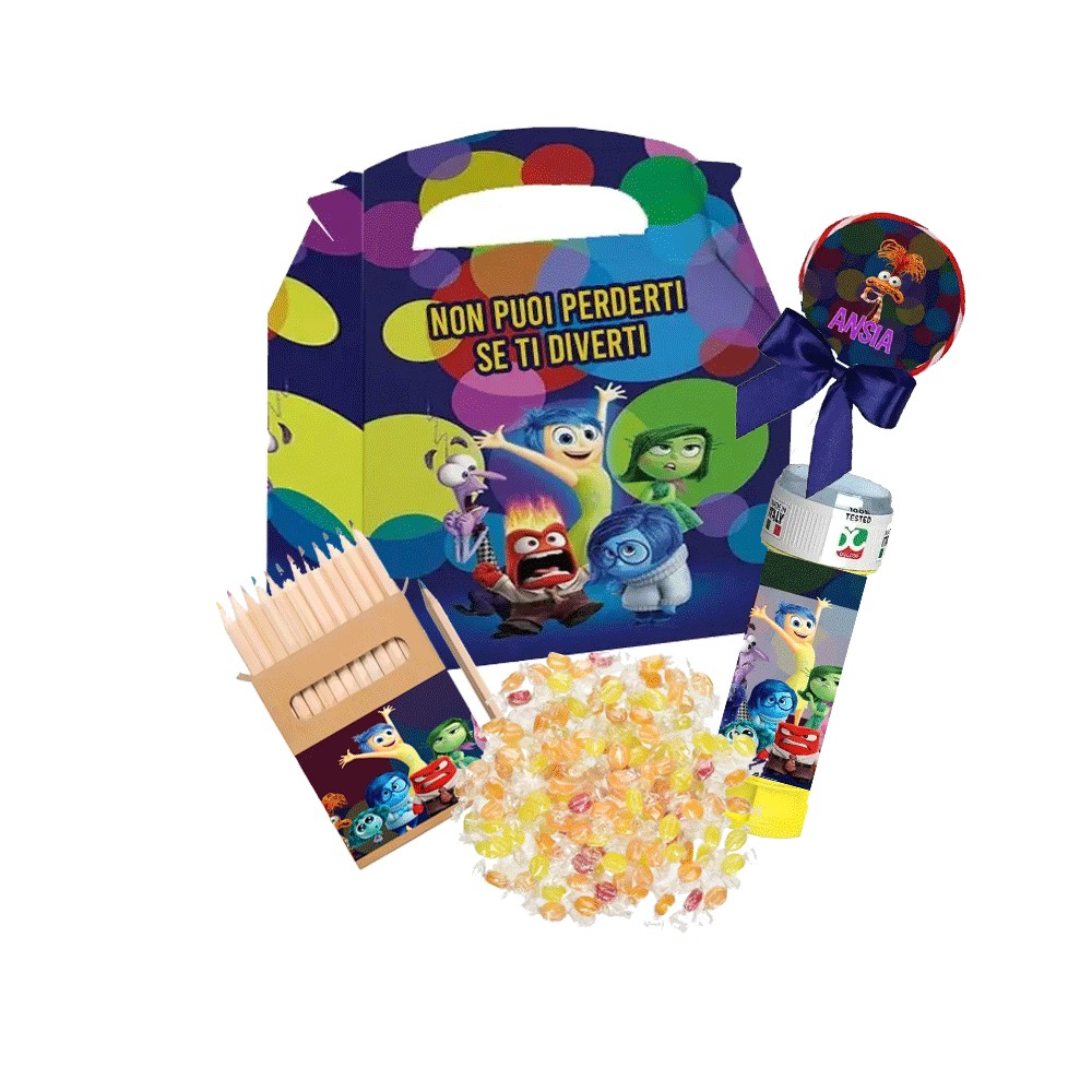 Box scatola Inside out 2 con gadget - 6 pz