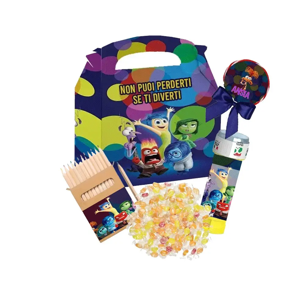 Box scatola Inside out 2 con gadget - 6 pz