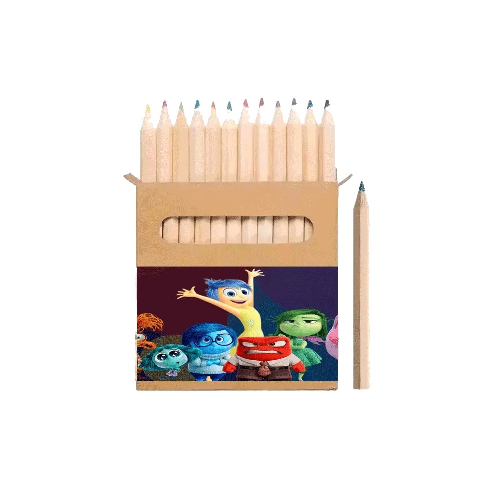 Box scatola Inside out 2 con merendine e succhi di frutta - 6 pz