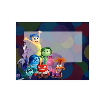 Box scatola Inside out 2 con merendine e succhi di frutta - 6 pz