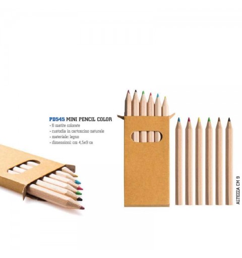 Astuccio mini pastelli