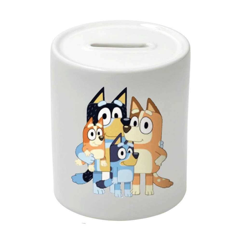 Salvadanaio in Ceramica Bluey personalizzabile