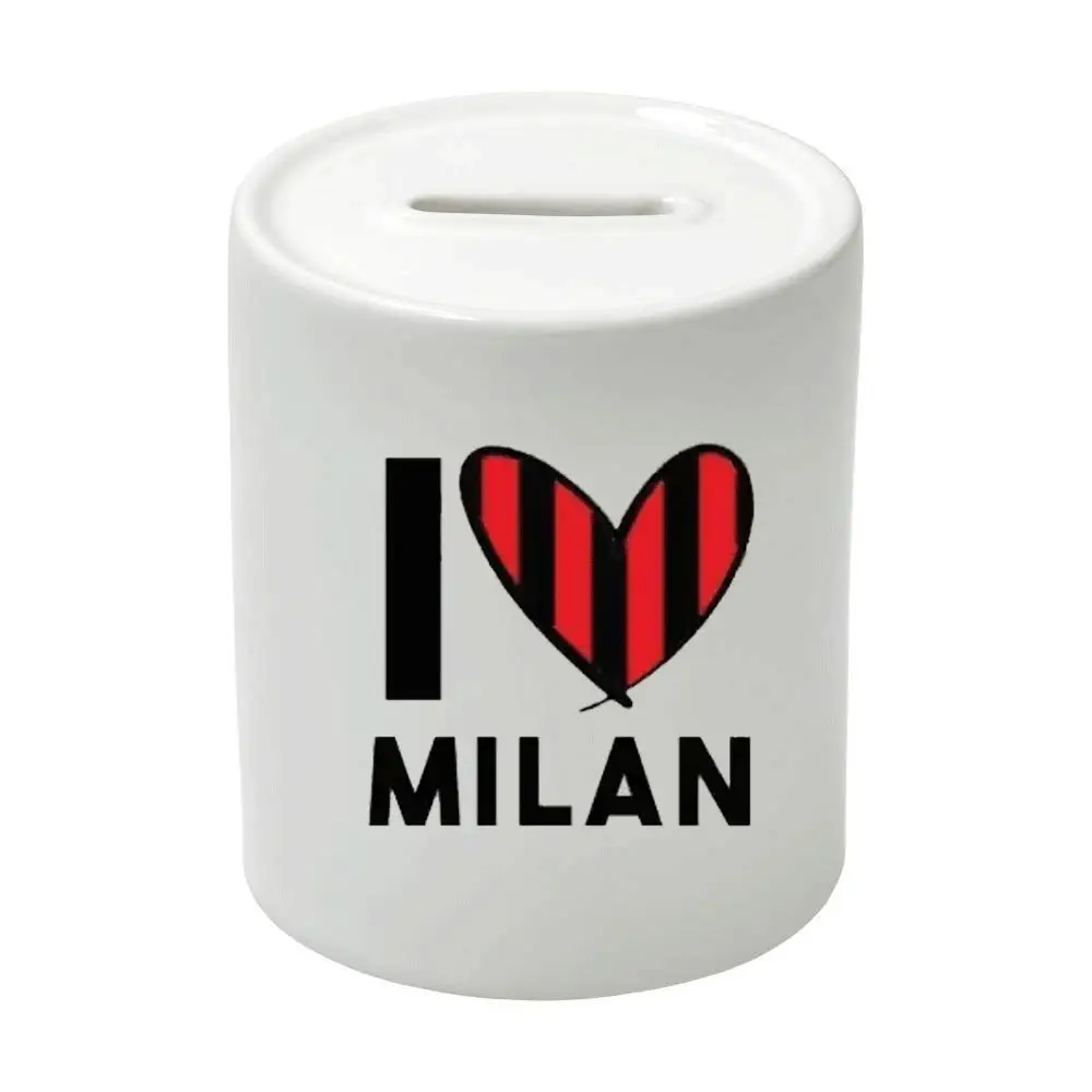 Salvadanaio in Ceramica Milan personalizzabile