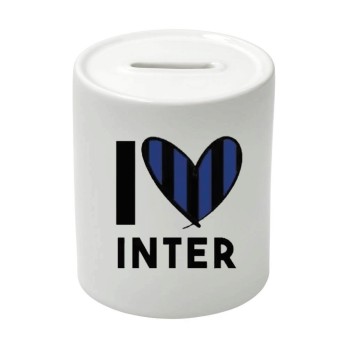 Salvadanaio in Ceramica Inter personalizzabile