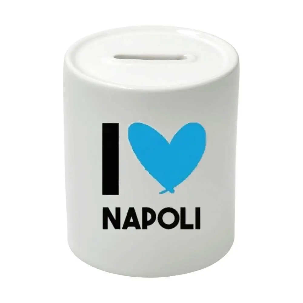 Salvadanaio in Ceramica Napoli personalizzabile