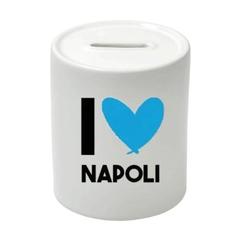 Salvadanaio in Ceramica Napoli personalizzabile