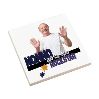 Mattonella festa dei nonni 15×15 cm personalizzabile con foto