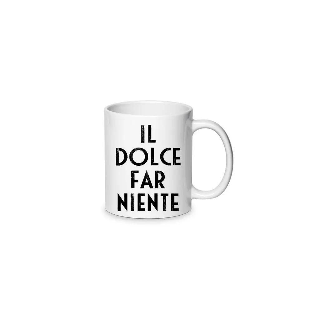 Tazzina per caffè in ceramica "Dolce far niente" 80ml - 1pz
