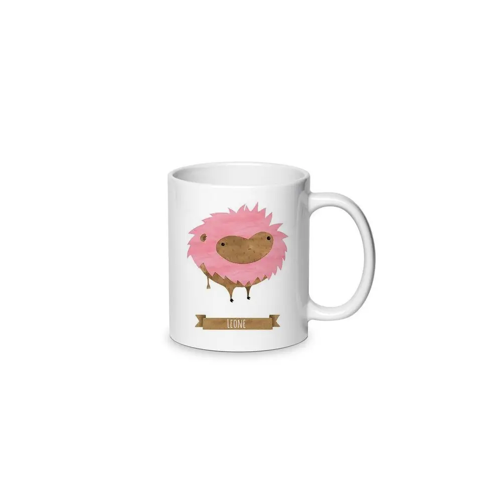 Tazzina per caffè in ceramica zodiaco - leone 80ml - 1pz