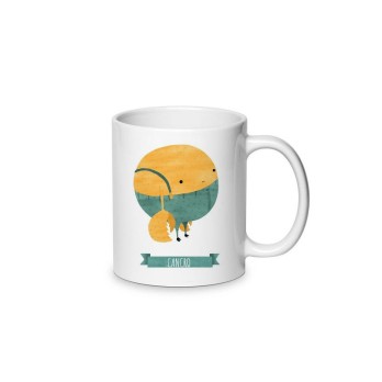 Tazzina per caffè in ceramica zodiaco - cancro 80ml - 1pz