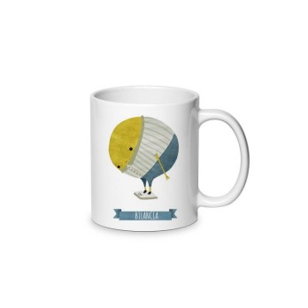 Tazzina per caffè in ceramica zodiaco - bilancia 80ml - 1pz