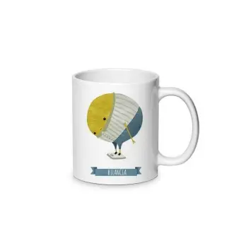 Tazzina per caffè in ceramica zodiaco - bilancia 80ml - 1pz