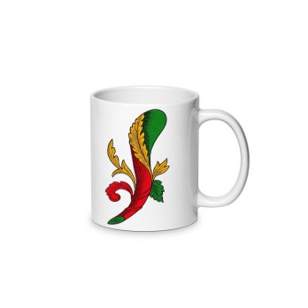 Tazzina per caffè in ceramica asso di bastoni 80ml - 1pz
