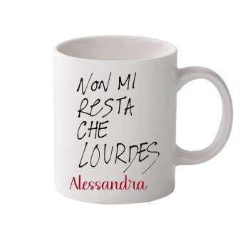 Tazzina per caffè in ceramica " Lourdes " personalizzabile 80ml - 1pz