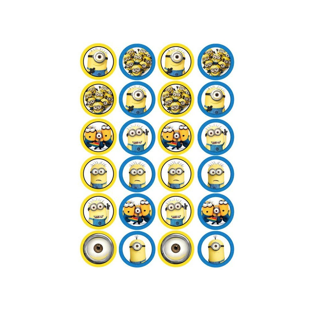 Mini cialde Cattivissimo me 4 Minions - 24 PZ