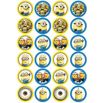 Mini cialde Cattivissimo me 4 Minions - 24 PZ