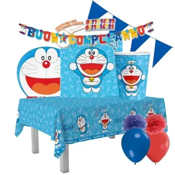 Kit per 8 bambini completo a tema Doraemon