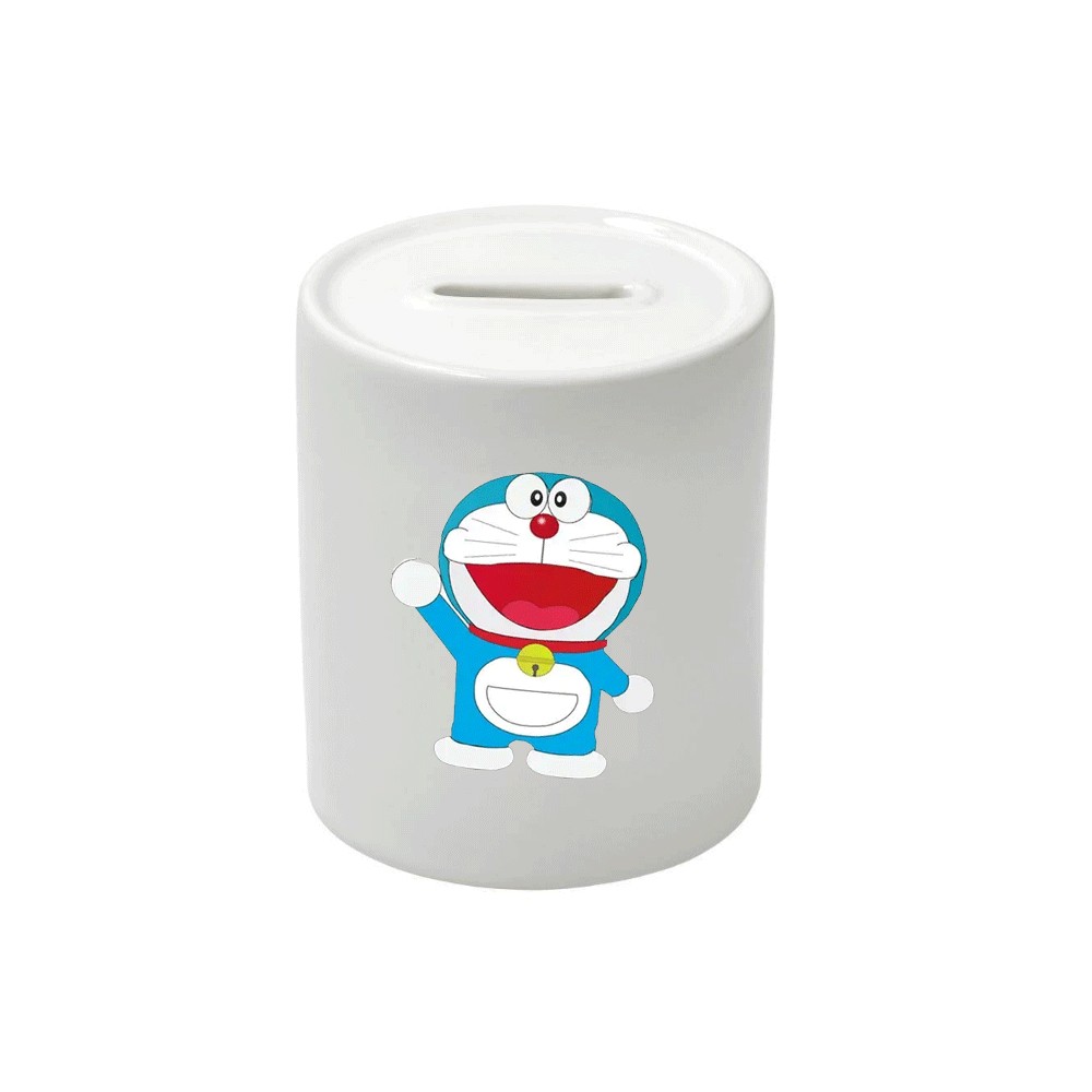 Salvadanaio in Ceramica Doraemon personalizzabile