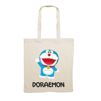 Borsa Shopper Doraemon in Tessuto Personalizzabile 2 pz