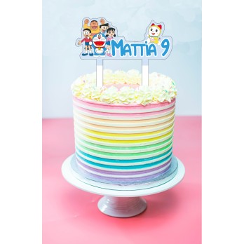 Cake Topper Doraemon Plexiglass