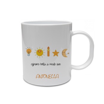 Tazza Personalizzabile "BRILLA" con nome