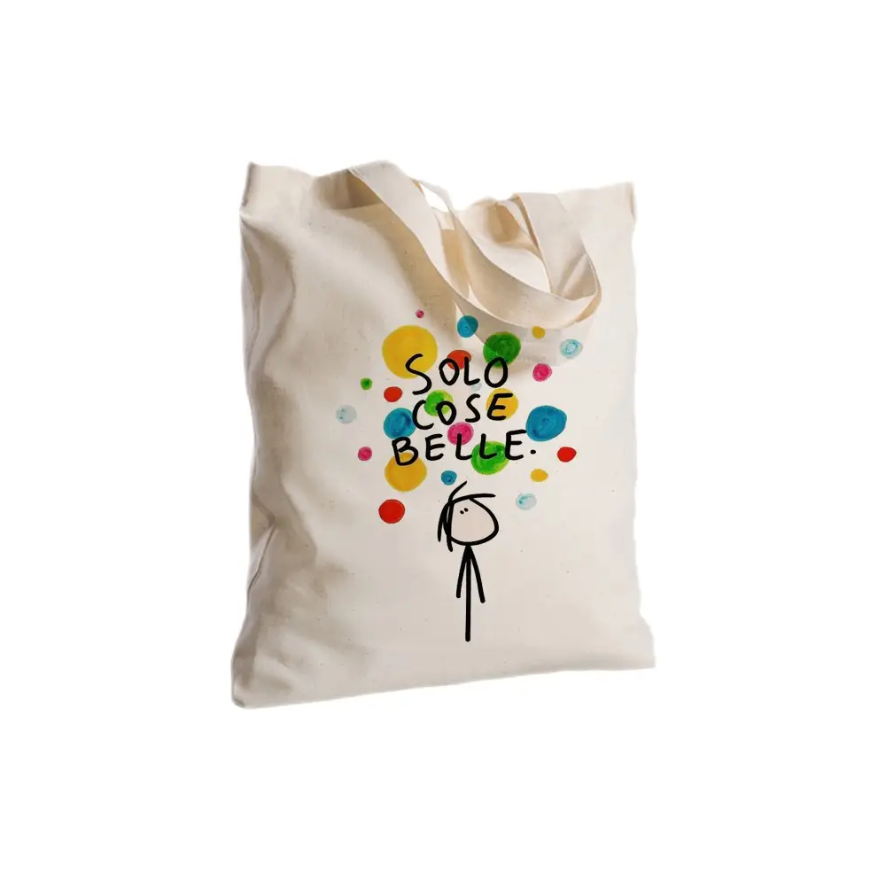 Borsa Shopper in Tessuto Personalizzabile 2 pz cose belle