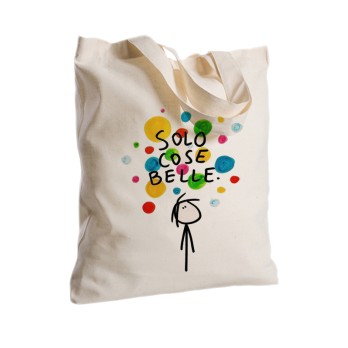Borsa Shopper in Tessuto Personalizzabile 2 pz cose belle
