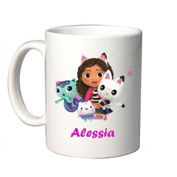 Tazza Gabby's Dollhouse Personalizzabile